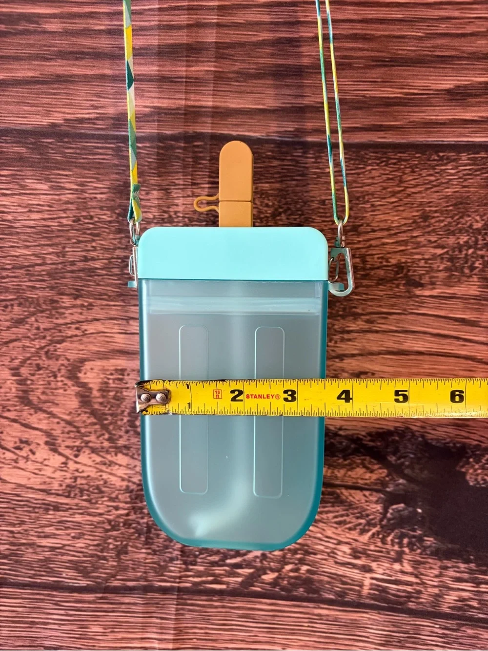 Water bottle Crossbody creamsicle - Aqua